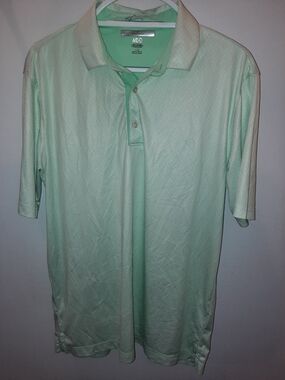 Greg Norman Collection Mint Green Performance Polo